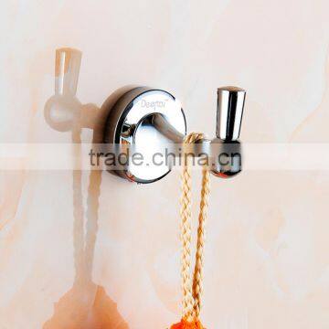 bathroom accessory with copper single robe hook for hotel family use.