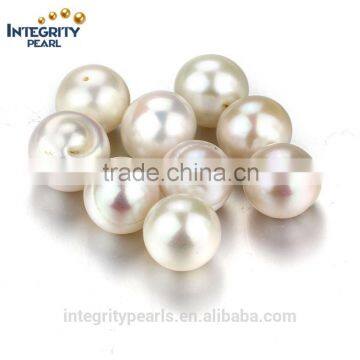 Wholesale freshwater pearl near round loose pearls 12-14mm different size pearl beads