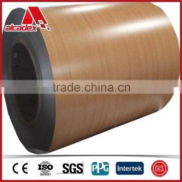 PE/PVDF Wood coated aluminum coil