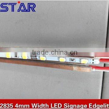 4mm 2835 72led 0.2w 12v Sidelit Cystal Light Box Adverting menu hanging Billboad Display