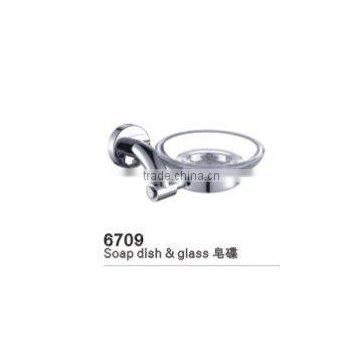 Glass Bathroom Soap Holder MX-6709