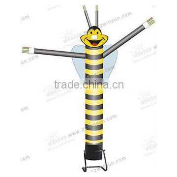 H=5m 190T Polyester Pongee CE pvc funny inflatable bee toy