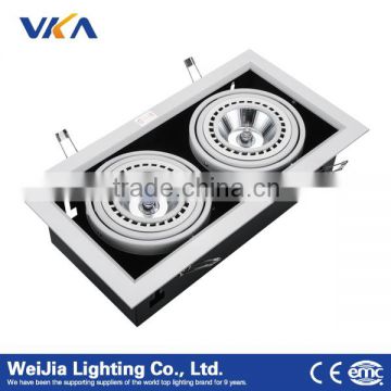 recessed led cob bean light with office grill light