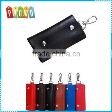 Wholesale genuine leather business key case holder bag, Automotive leather key bag