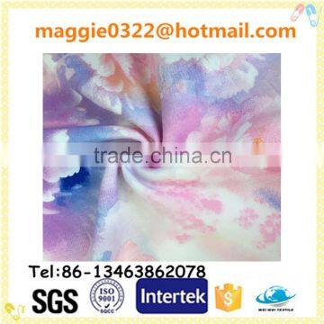 2015 hotsale plant cashmere photo print fabric for bedding set