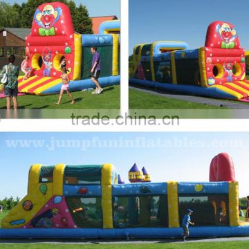 HOT sale Inflatable Bounce Zone for kids obstacle course,Indoor clown Inflatable jumping castle