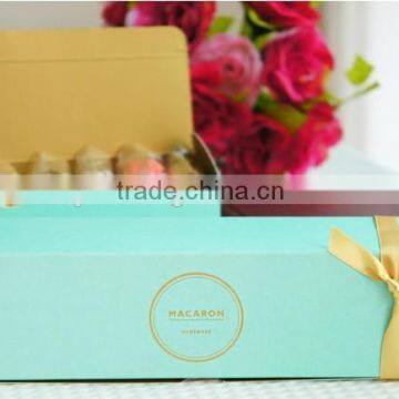 Biscuit Paper Box For Gift/Custom Gold Stamping Logo Food Packing Box
