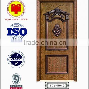 Interior or Exterior Two Panel Doors With Man Made Carved Flower, A Perfectly Raised Moulding Doors photo-5