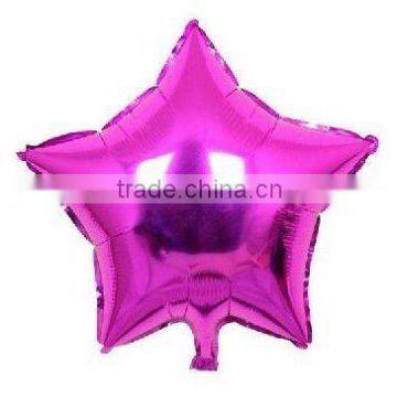 Pink Star 18in Balloon,100 pcs/lot, Free Shipping