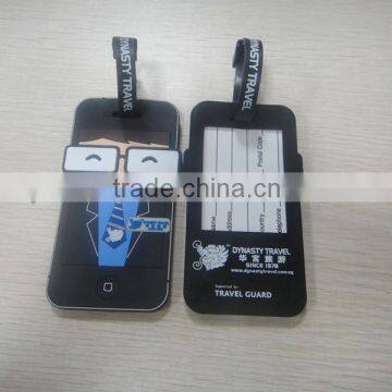 Soft Pvc Or Rubber Luggage Tag