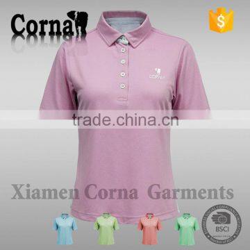 100% polyester original women short sleeve polo shirts polo t shirt with high quality