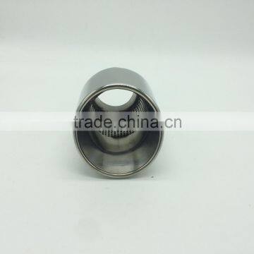 Stainless Steel Double Layer Angle Cut Rolled Edge Universal Tip