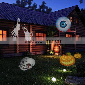 Waterproof Replacement Projector Lamp 12 Colorful Patterns 4 LED Removable Night Light With Timing Function for Festivals Party