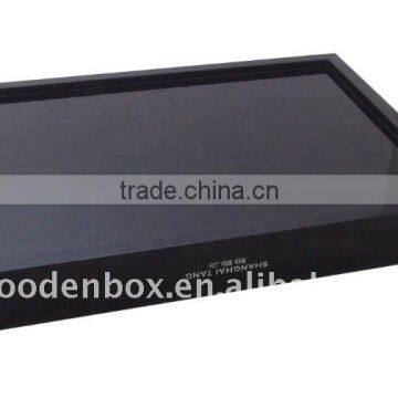 Wooden jewellery display box with piano finish