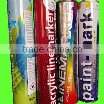 750ml super big content aerosol cans of high pressure