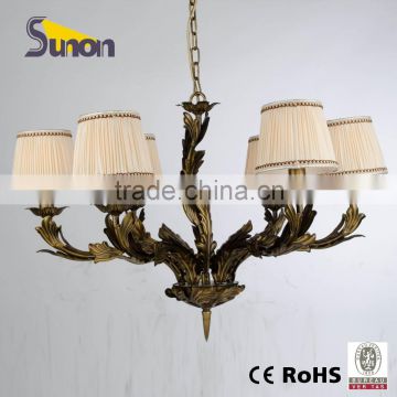 SD1174-6 European style anquite color wrought iron decorative chandelier