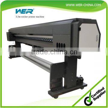 Hot sale WER-ES3202I 3.2m dx7 large format eco-solvent printer for pvc flex banner printing machine