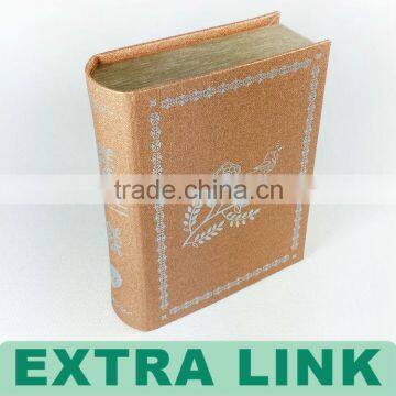 MDF Core PU Leather Box Printing Sherlock Holmes Decorative Antique Book Storage Boxes Book Shape Boxes Book Case