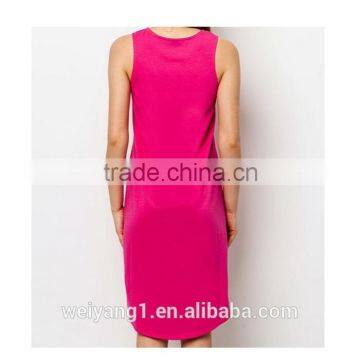 Wholesale Women Essential Printed Tail Dress Sleevesless Casual Wear Women Dress photo-3