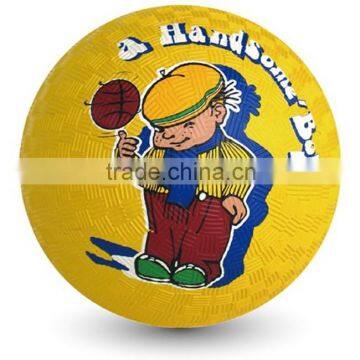 kickball factory/custom durable rubber 7 inch good quality kickball for students