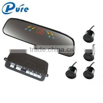 Radar Detection Parking System Beeper Alarm Reverse Sensor LED Display Radar System with 4 Sensors