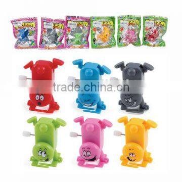 FUNNY WIND UP HANDSTAND ANIMAL CANDY TOY Y2770543