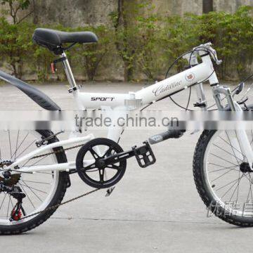 Latest model Trade assurance 20 inch Portable Folding mountain bike/Bicycle with Shi-ma-no derailleur