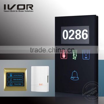 Hotel Room Doorbell system with DND,Please Wait,Make Up Room and Room Number 110V ~ 240V