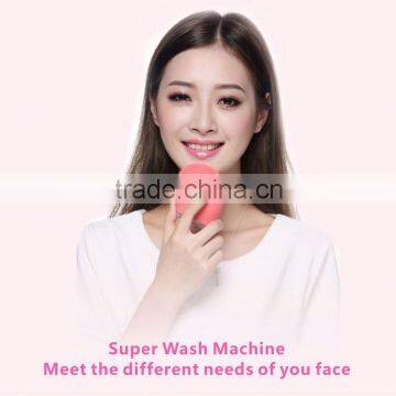 Waterproof Home Use Beauty Care Sonic Facial Silicone Cleansing Brush photo-6