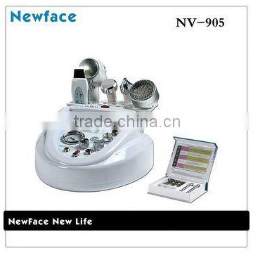 good price and high quality nv905 5IN1 dermabrasion machine with ultrasound and cold&hot treatment