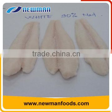 Vacuum pack sea bass IQF skinless frozen pangasius