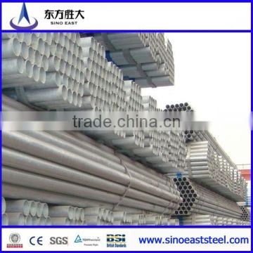 High quality 48.3mm ERW galvanized steel pipe/tube with threaded