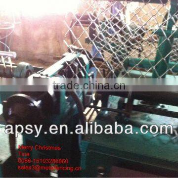 Automatic Double Wire diamond mesh machine/chain link fence machine