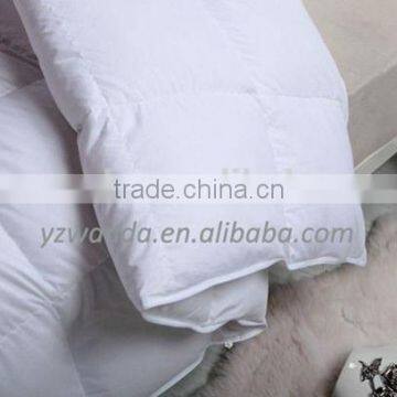 Wholesale Classic 15% white duck down comforter yangzhou wanda luxury feather home textile