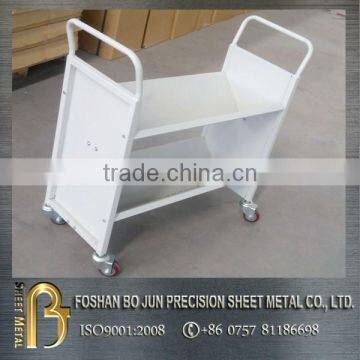 Two shelf fast food service cart/ book cart china alibaba