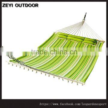 Nice Cotton Green Hammock Camping Pillow Swing Bed For 2 Persons