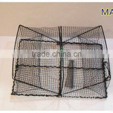 Square fishing folding crab traps