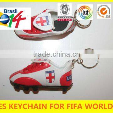 world cup 2014 ENGLAND soccer sneaker keychain