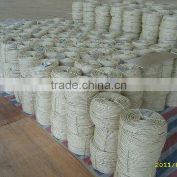 6mm,8mm,10mm Sisal rope, sisal twisted rope