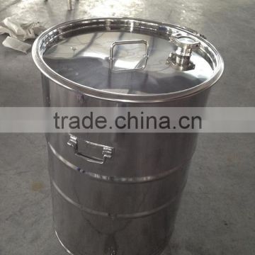 316 stainless steel drum with top feeding port