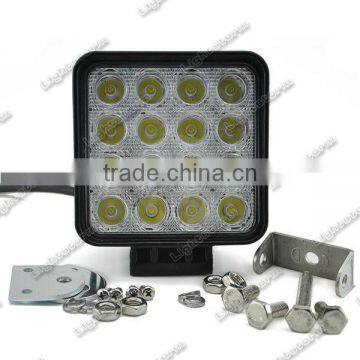 12v 24v 48v 60v 48w Led Work Light for Truck Tractor 4x4 off Road Led Driving Lights With E-mark Certification R10 photo-5