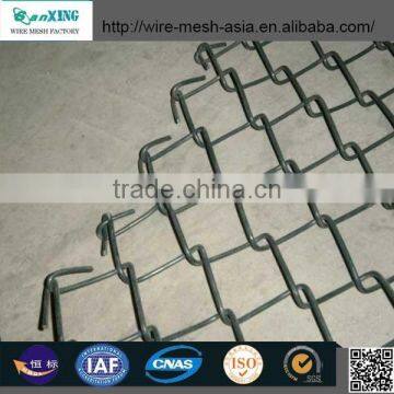 Perimeter safety nettings /PVC Coated Chain Link Wire Mesh Sports/Stadium Fence