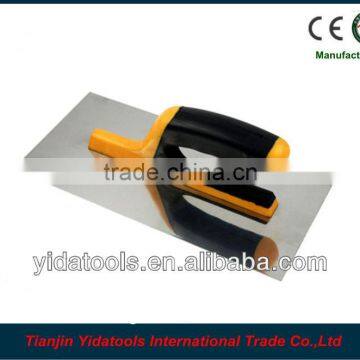 Rubber plastic handle plastering trowels