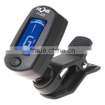 LCD Clip-on Guitar Tuner Electronic Digital Chromatic Bass Violin Ukulele