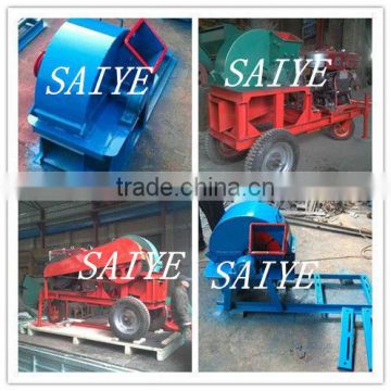 wood slicing and crushing machine