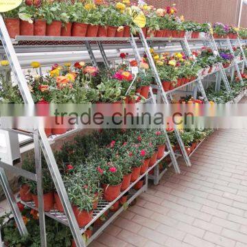 204 Display flower cart pot trolley rack