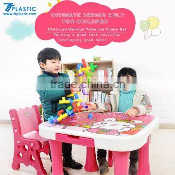 Plastic School Desk and Chair Desk Tidy photo-3