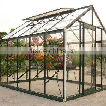 Durable zone safety glass conservatory with with aluminium frame and base