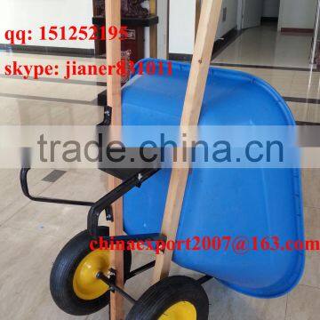 120L Heavy Duty Garden Wheelbarrow With Big Poly TrayWH8802 photo-6