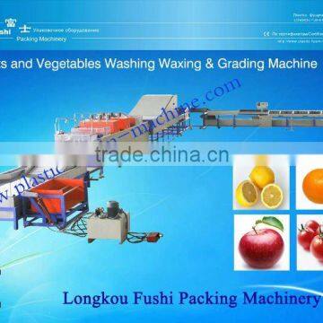 Fruit Sorting And Washing Waxing Machine